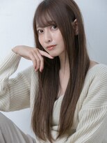 リソラ 池袋(LiSora)&nbsp;ミルクティーブロンド/デジタルパーマ/ダークブルー[池袋]