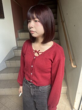 コレットヘアー ザモリオカ(Colette HAIR the MORIOKA) Bordeaux color