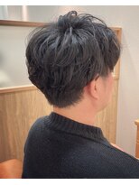 スーリール 福岡別府店(Sourire)&nbsp;アップバングショートスタイル　メンズカット　メンズ