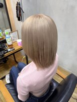 ミー 新宿(MII)&nbsp;ミルクティーベージュ/ダブルカラー/髪質改善/新宿/MII/