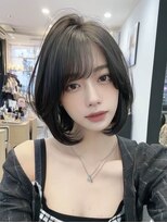 ロッソ 大橋店(Rosso) くびれ毛先の暗髪ボブ【大橋】