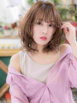 カバーヘア ブリス 上尾西口店(COVER HAIR bliss) *bliss上尾*外国人風ミックスカール♪大人かわいいボブディa