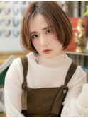 うざバング小顔ナチュラルマッシュショートb戸頭20代30代40代