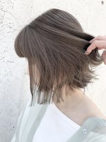 レーヴ(Reve) 切りっぱなしbob × グレージュcolor【レーヴ】