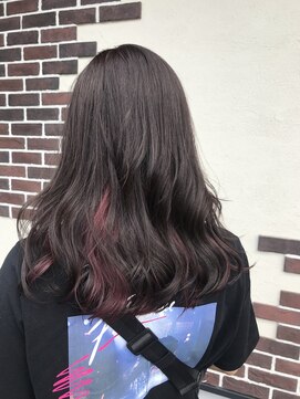 キャンバスヘアープロデュース(canvas hair produce) インナーカラー【レッド、ピンク系】