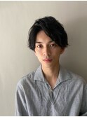 大人カジュアルアップバングハンサムショート