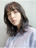 ナチュラルミディ_ピンクベージュボブルフクールショート_68089