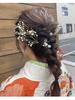 ヘアーアンドスパ エンジェイ(HAIR＆SPA enj) あみおろしスタイル