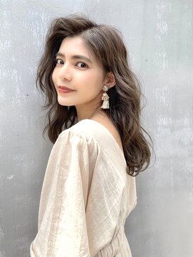 アリゲート ダイカンヤマ(Ari gate daikanyama) 大人可愛い韓国くびれヘア×透け感グレージュ