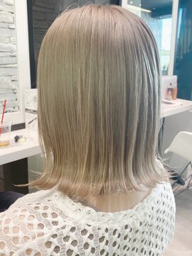 コルソ バイ ケーツー(CORSO by k-two) ブロンド外ハネボブ*髪質改善*酸性ストレート*縮毛矯正*美髪