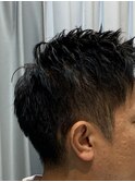 ツーブロベリーショート