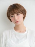 大人かわいいショートボブ