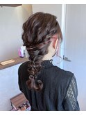 ルーズ編みおろしアレンジ