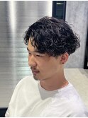 大人漢巻きパーマ3