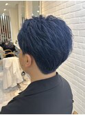 韓国暗色ネイビーカラーモテスタイル！￥17900