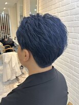 デイジー インデックスヘア 大島店(DAISY index hair)&nbsp;韓国暗色ネイビーカラーモテスタイル！￥17900