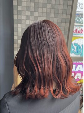 グリー ヘアープロデュース(Gree hair produce) 【Gree金子】オレンジブラウン/オススメカラー/波巻き