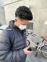 アイズ 海老名(AIZU)&nbsp;極道パーマ 宮城リョータ風パーマ ショートパーマ 短髪パーマ