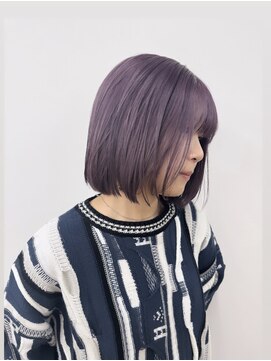 ニコ トウキョウ 渋谷(nico TOKYO) ラベンダーグレージュ/髪質改善/ダブルカラー/ケアブリーチ/20代