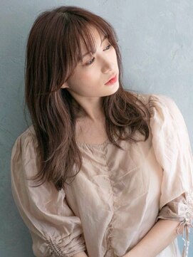 アース 三木店(HAIR & MAKE EARTH) 大人美人艶カラーベージュ小顔カット透明感レイヤーロング