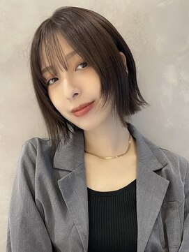 トルネード(TORNADO) 韓国ボブくびれボブ切りっぱなしボブ額下ボブ M1014表参道