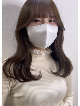 イフイイズカ (Ifh iizuka) A/W wave hair × dark brown