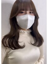 イフイイズカ (Ifh iizuka) A/W wave hair × dark brown