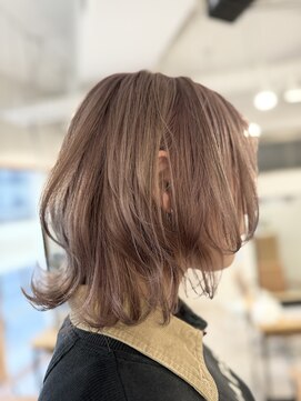 シアン 橋本店(Shian) レイヤー　マッシュウルフ　ミルクティーベージュ