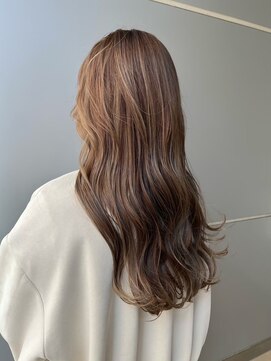 ジーナ 船橋(Zina) 髪質改善＊ロングレイヤーグレーベージュ＊美髪【Zina船橋】