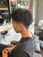 フェードアンドライン 青森駅前店(FADE&LINE) スパイキーショート