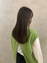 オブジェ シエル(obje't ciel)&nbsp;【obje't ciel】オリーブブラウン/丸みロング【佐藤早希】