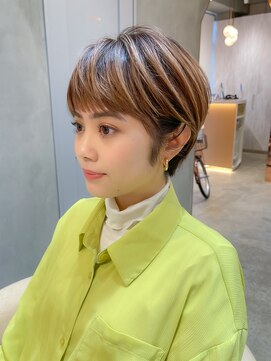 ロンド エスポワール 錦糸町(Lond espoir) ☆ミニウルフレイヤーカット顔周り前髪韓国ショートボブ錦糸町45