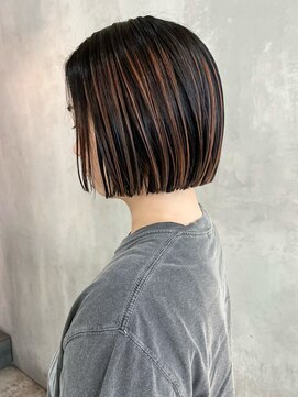 アイティーバイアルバム 下北沢店(IT by ALBUM) ボブミディアムショート韓国ヘアおくれ毛_ba514821