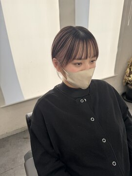 エルエスヘアー(LS HAIR) 【片山陽基】デザインカラーと丸みマッシュショート