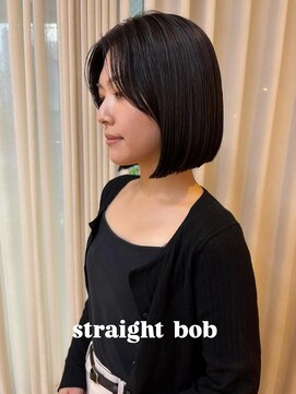 クラフト ヘア デザイン(CRAFT HAIR DESIGN) 【CRAFT渡邉】髪質改善ストレート×ボブ