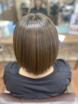 オリジナル カラーズ(ORIGINAL COLOR'S)の写真/＜つるりんちょ。髪質改善トリートメント＞～熱を味方にツヤめく髪へ～ 今まで以上の手触り&ツヤ感に感動！