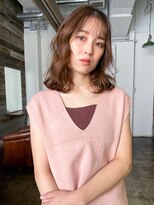 ヘアークラフト(Hair Craft) ナチュラルウェーブ×ミディアムレイヤーカット/岡山/ブラウン