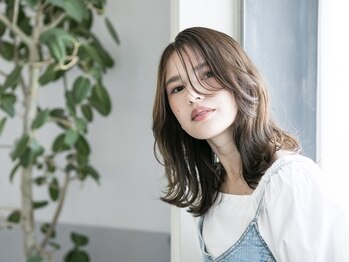 ペスカ 長町南店(pesca)の写真/重たい印象を与えがちな色味でも自然なstyleが実現できます◎髪質に合わせた施術で傷みが気になる方にも♪