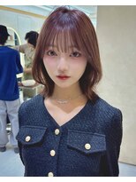 サンド 池袋 2nd(sand)&nbsp;結べる大人ボブ#白髪ぼかし#縮毛矯正#ココアベージュ#髪質改善