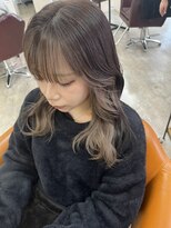 リシャルム 新保店(Re charme)&nbsp;【透明感アクセント】やわらかインナーカラー