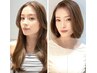 【印象フル設計】カット＋髪質改善＋表情ケア45分
