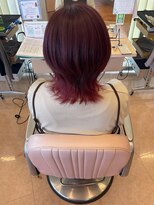 ウェーヴ 浜松小豆餅店(wave)&nbsp;ブリーチ無し暖色カラー×トリートメント