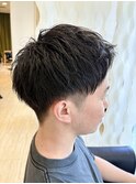 アップバングショート