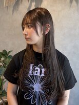 ハウリーヘアアンドスパ(HAURY hair&spa)&nbsp;ロングレイヤー×アッシュグレージュ