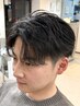 【メンズ限定】カット+ニュアンスパーマ ¥14300