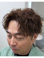 ベル 桑名(BHEL)&nbsp;桑名メンズパーマツイストスパイラルパーマッシュウルフカット