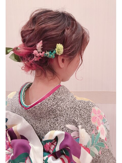 ショートヘアアレンジ