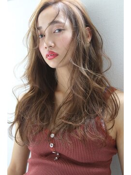 ブラン 梅田(Blanc) 【Blanc/梅田】無造作カール/ベージュカラー/スパイラルロング 2