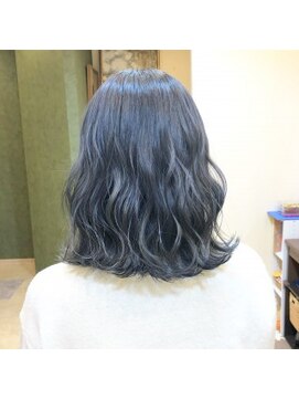 ヘアメイク ミチ 富田店(HAIRMAKE MICHI) 【MICHI 富田店 古作 蓮】ダークシルバーネイビー