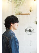 リリーフ(hair&beauty Relief) ゆるパーママッシュウルフ